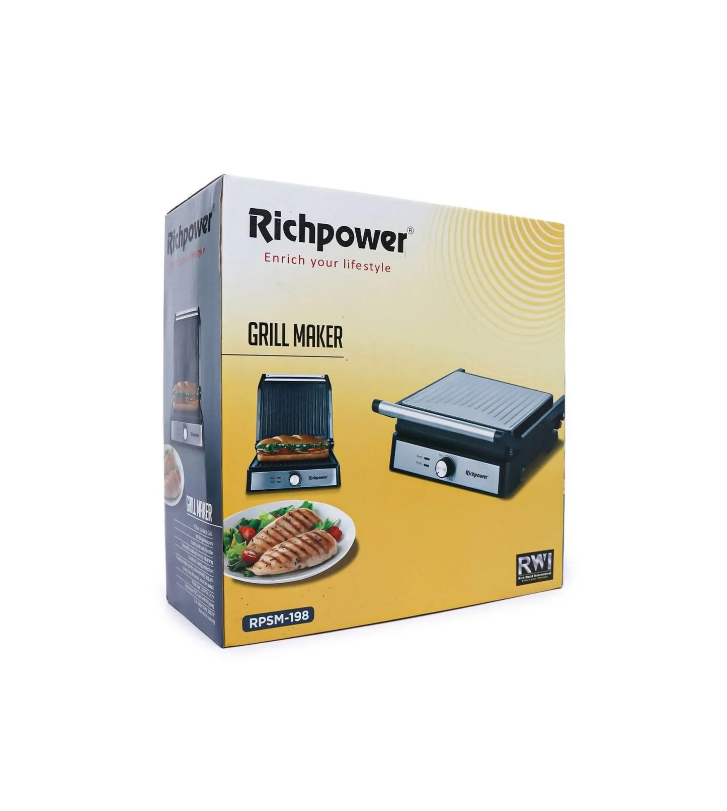 Richpower Electric Grill Maker RPSM-198