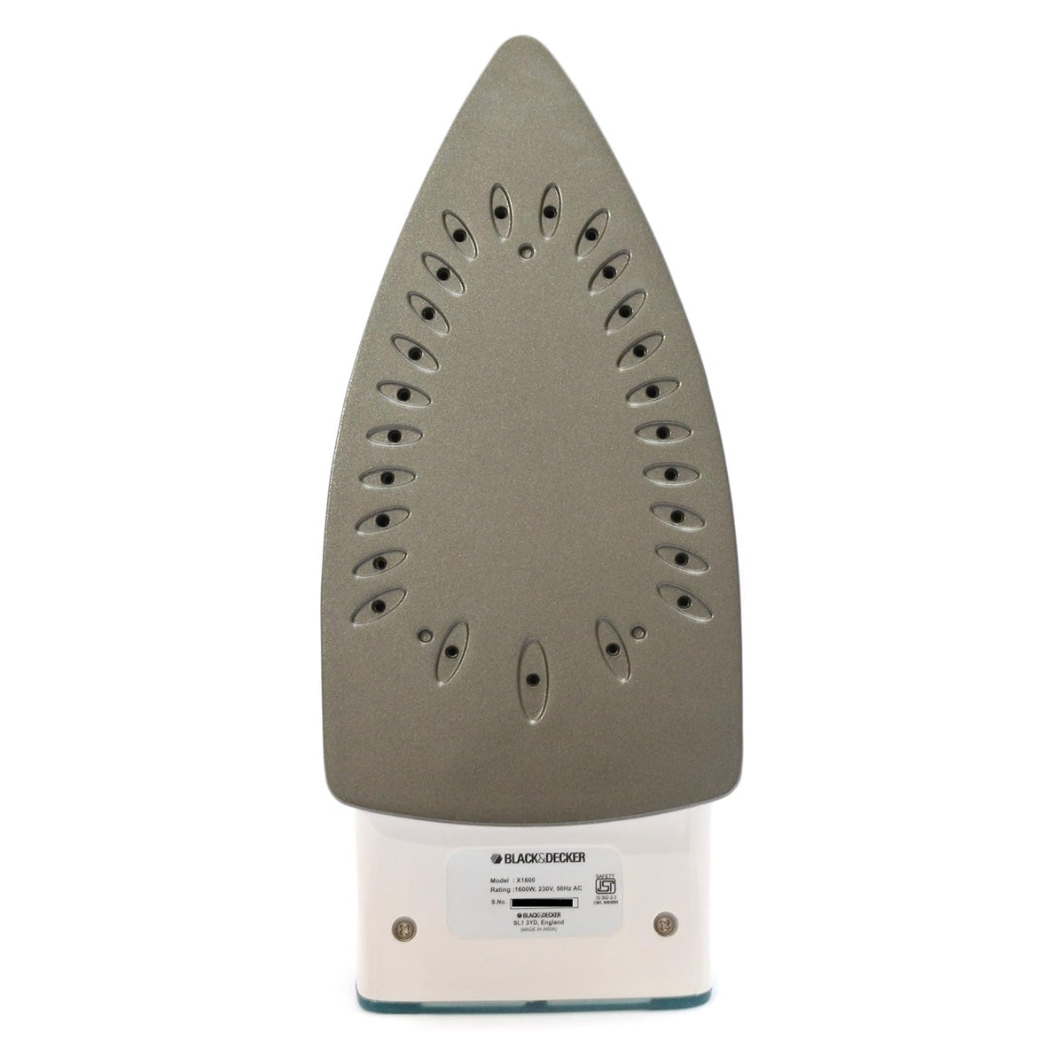 BLACK+DECKER Steam Iron X1600-B5 With Non-Stick Soleplate 1750W
