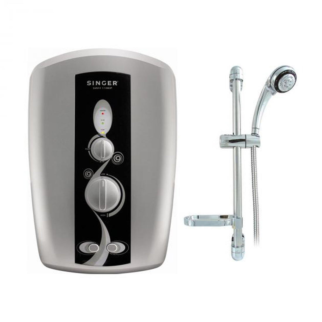 Singer Instant Shower Heater With Pressure Pump 3.5kW SWH-118EP