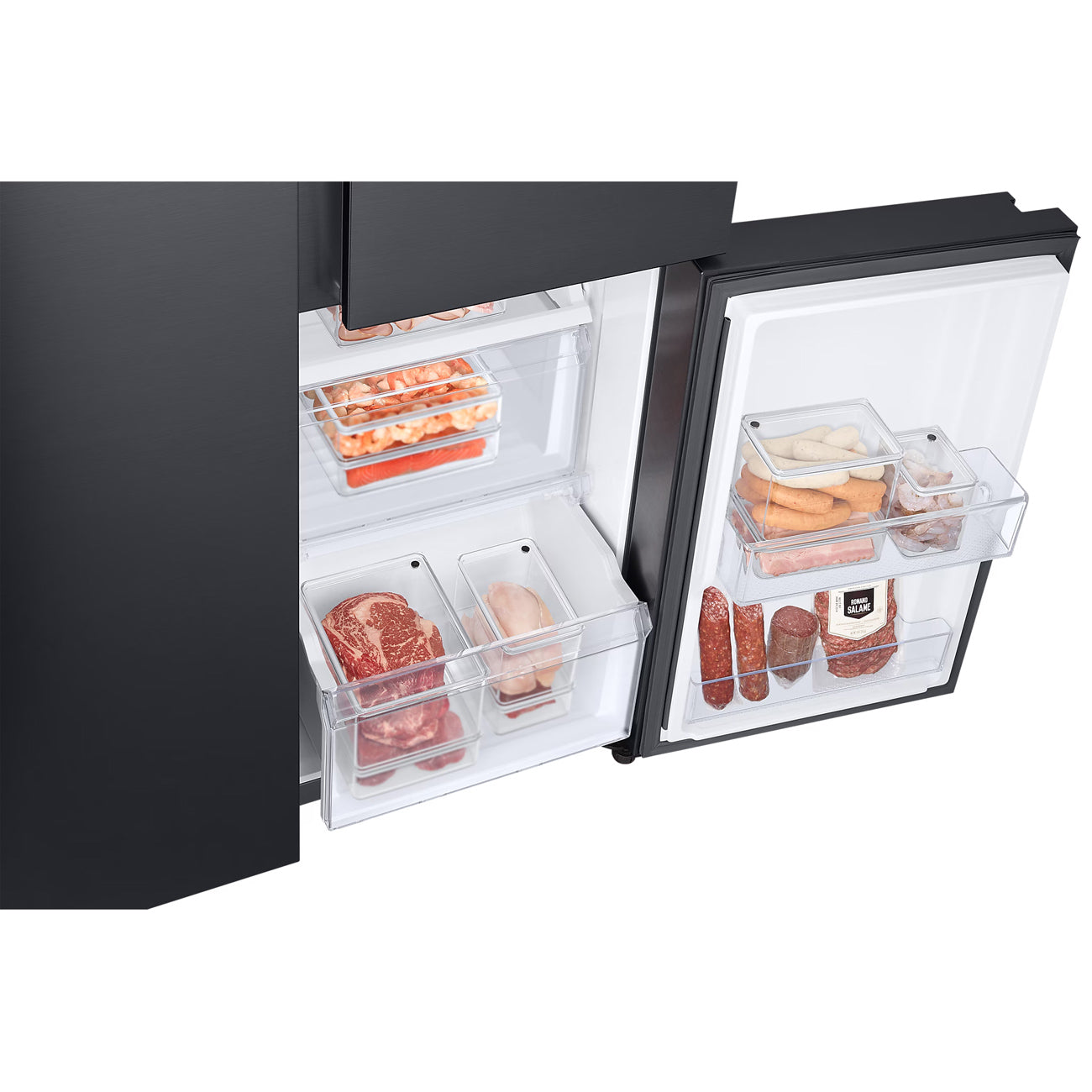 Samsung Refrigerator Side By Side 642L RS63R5591B4