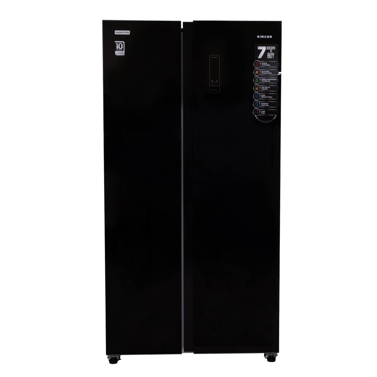 SINGER Inverter Side-By-Side Refrigerator 514L SN-SBSH2-69