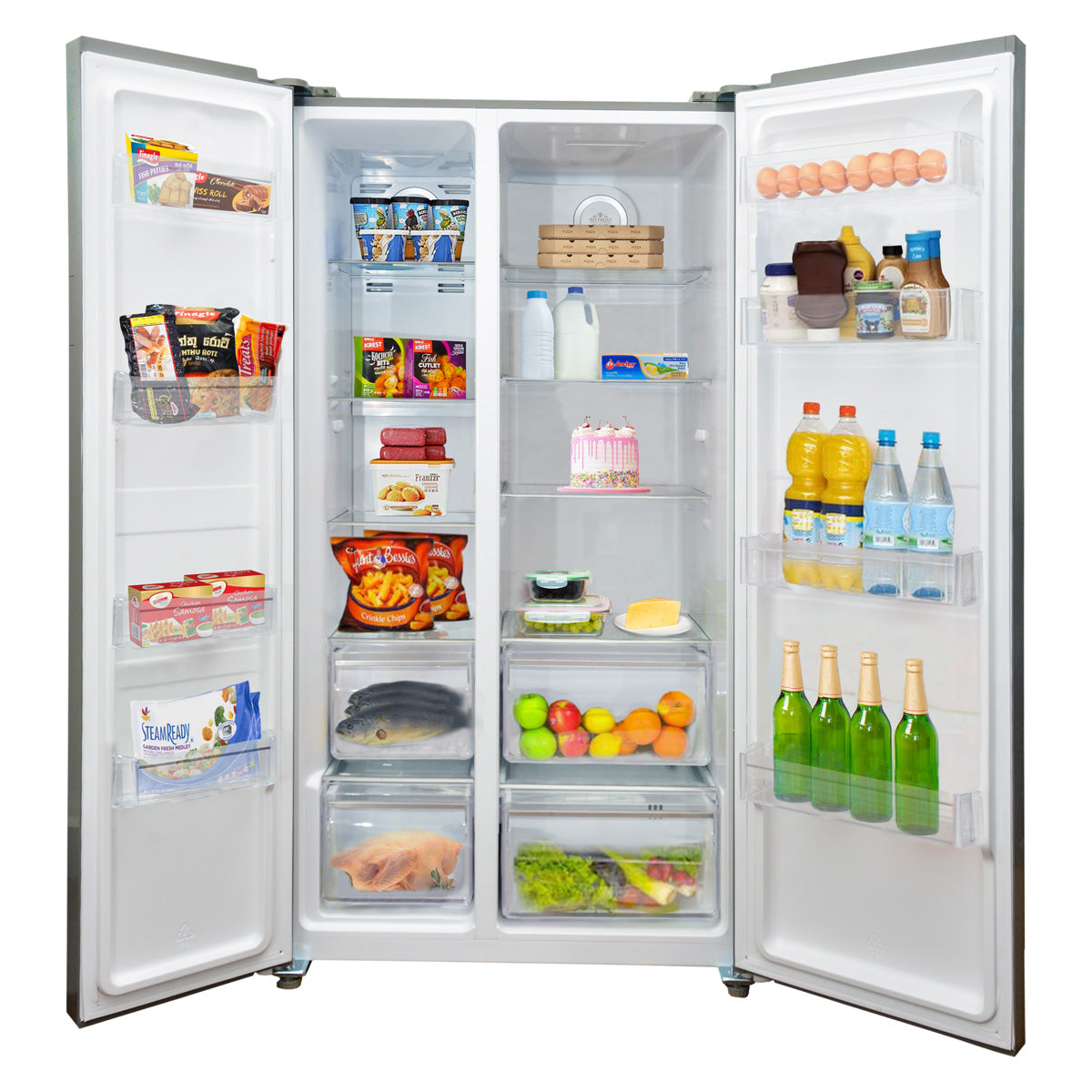 SINGER Inverter Side-By-Side Refrigerator 514L SN-SBSH2-69