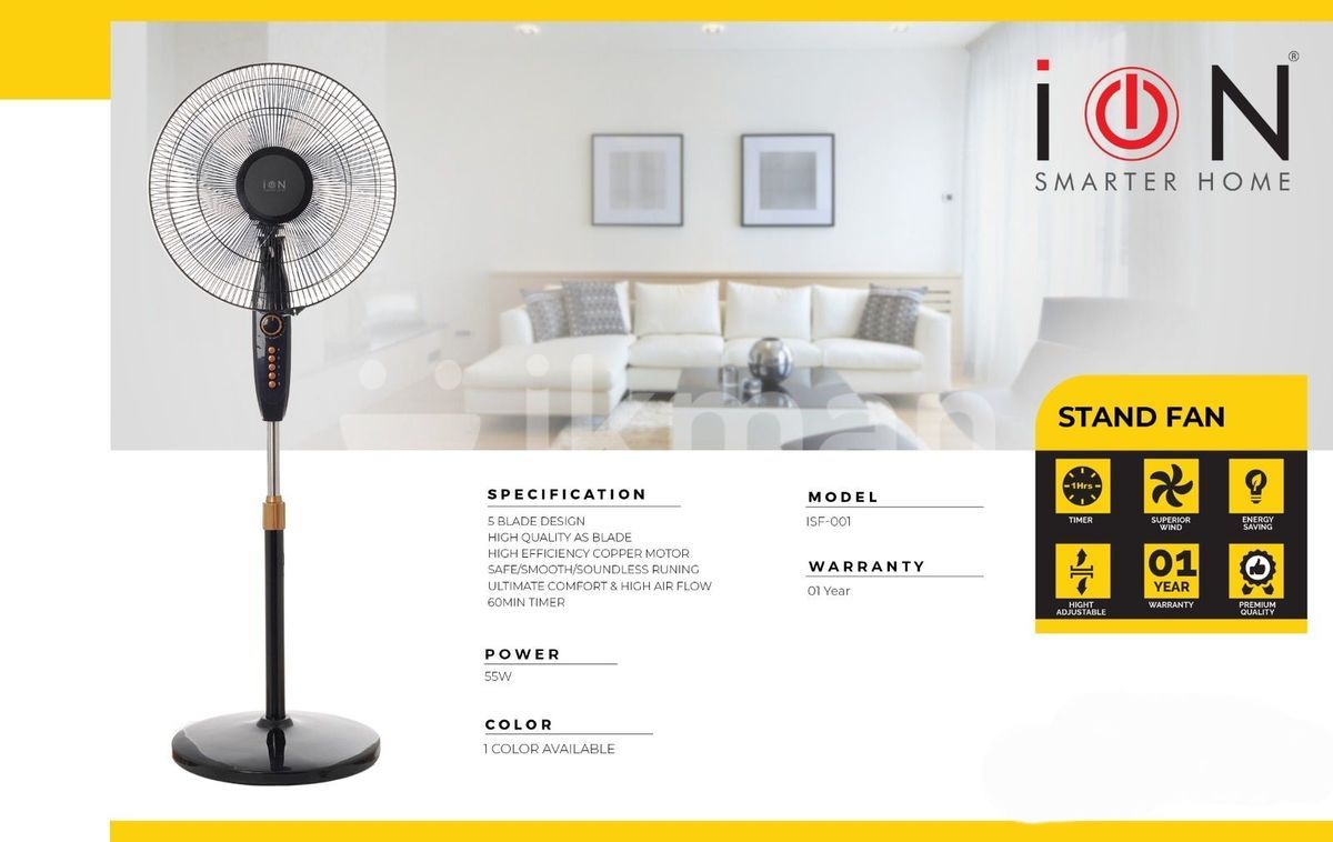 ION Stand Fan ISF-001