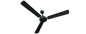 KELANI CEILING FAN BREEZER BLACK NWS7937