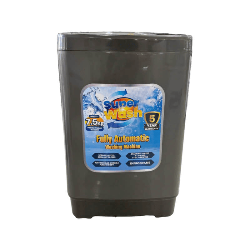 Singer Fully Automatic Washing Machine 7.5kg – SWM-FAR75PT