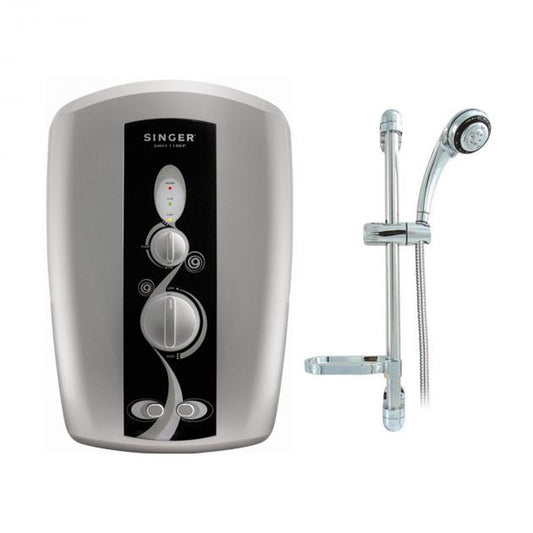 Singer Instant Shower Heater With Pressure Pump  3.5kW SWH-118EP