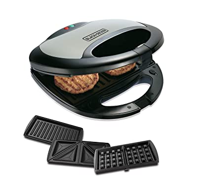 BLACK+DECKER 3 in 1 Sandwich Grill and Waffle Maker – TS2090